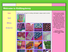 Tablet Screenshot of knittingjenny.com